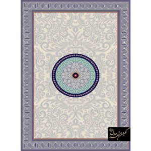 گلیم ماشینی ترنج دار