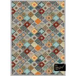 گلیم ماشینی طرح چهل تکه