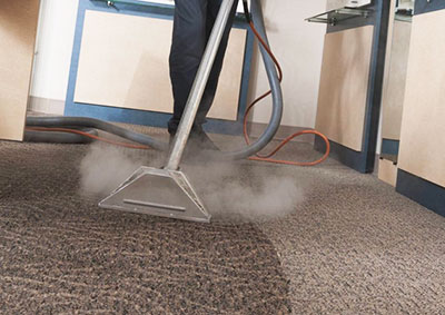 استفاده از بخارشوی برای جمع کردن مو از روی فرش و موکت