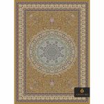 فرش کد 1037طلایی - خرید اینترنیت فرش ابریشمی قالی کارایان