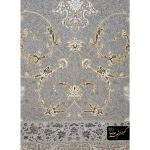 قالی طرح خورشید نقره ای 1200 شانه برجسته