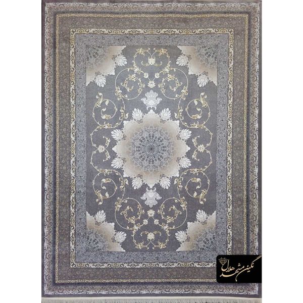 فرش ماشینی کد 9758 دودی