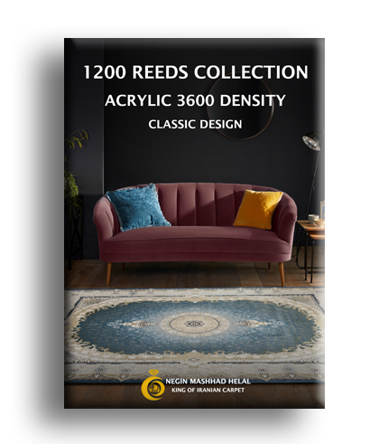 کاتالوگ فرش 1200 شانه گل برجسته پالت 95