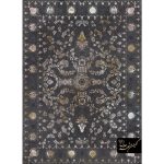 فرش کد 9819 وینتیج طرح افشان 1200 شانه برجسته