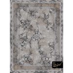 فرش کد 9862 وینتیج افشان نسکافه ای