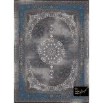 فرش کد 9872 وینتیج طوسی آبی