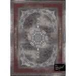 فرش کد 9873 وینتیج طوسی لاکی