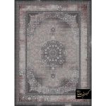 فرش کد 9881 نئوکلاسیک 1200 شانه طوسی لاکی شبان