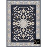 فرش کد 11004 زمینه دلفینی طرح سوگلی طلاکوب